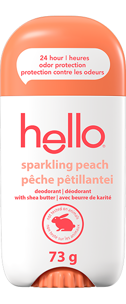Sparklin peach deodorant